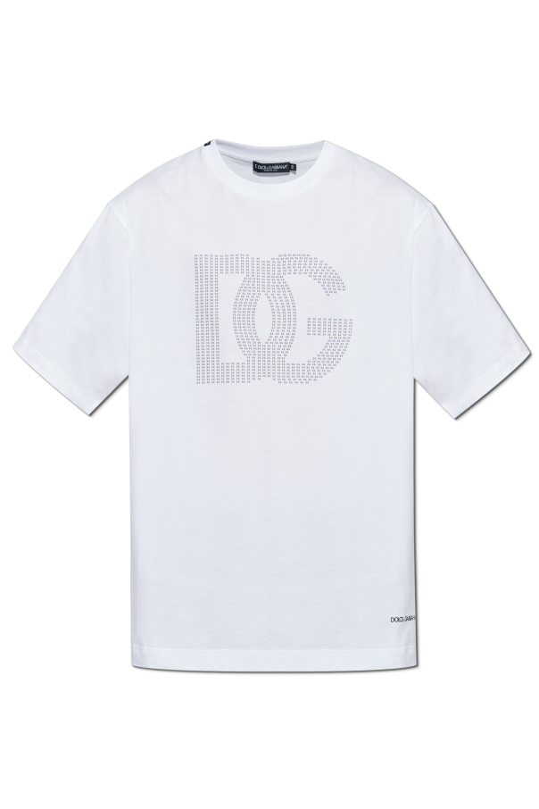White Logo T-shirt Dolce & Gabbana - Vitkac AS